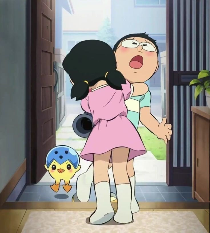 Nobita and Shizuka Love Wallpaper Nobita and Shizuka Love Wallpaper